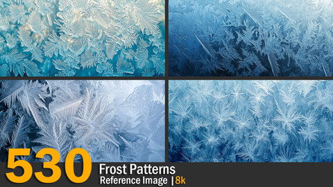 Frost Patterns | Reference Images | 8K