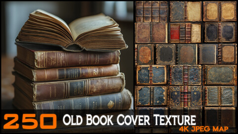 250 Old Book Cover Texture