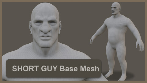 Short Guy Base Mesh