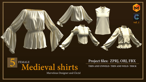 Female Medieval Shirts