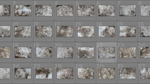 Snow Grunge Textures Brushes