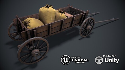 Wooden cart