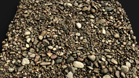 stones gravel ground patch part4 photogrammetry