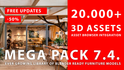 MEGA PACK | 20.000+ Models furniture | Full vol 1-10