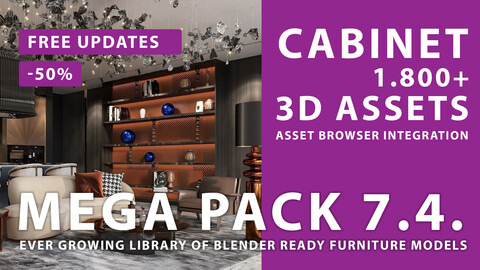 Cabinet - Furniture Mega Pack