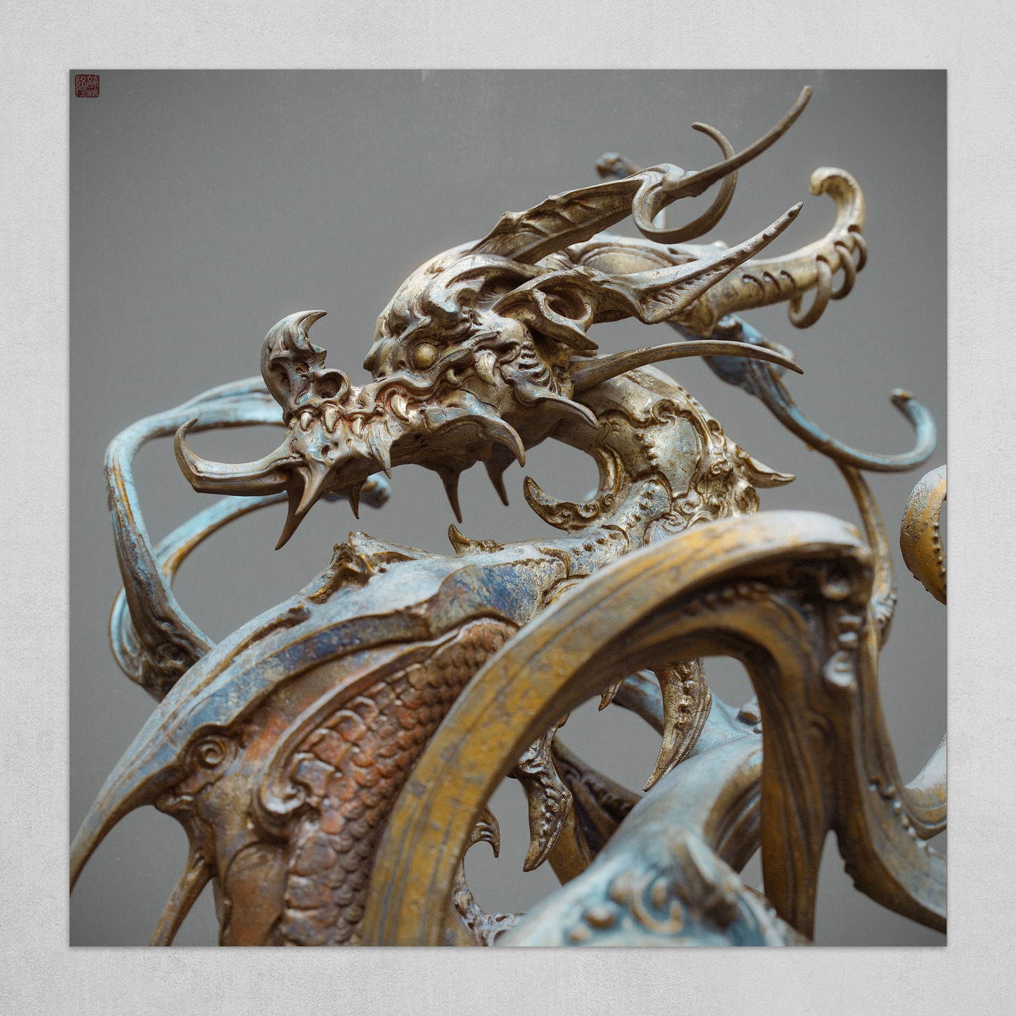 Dragon statue(A)