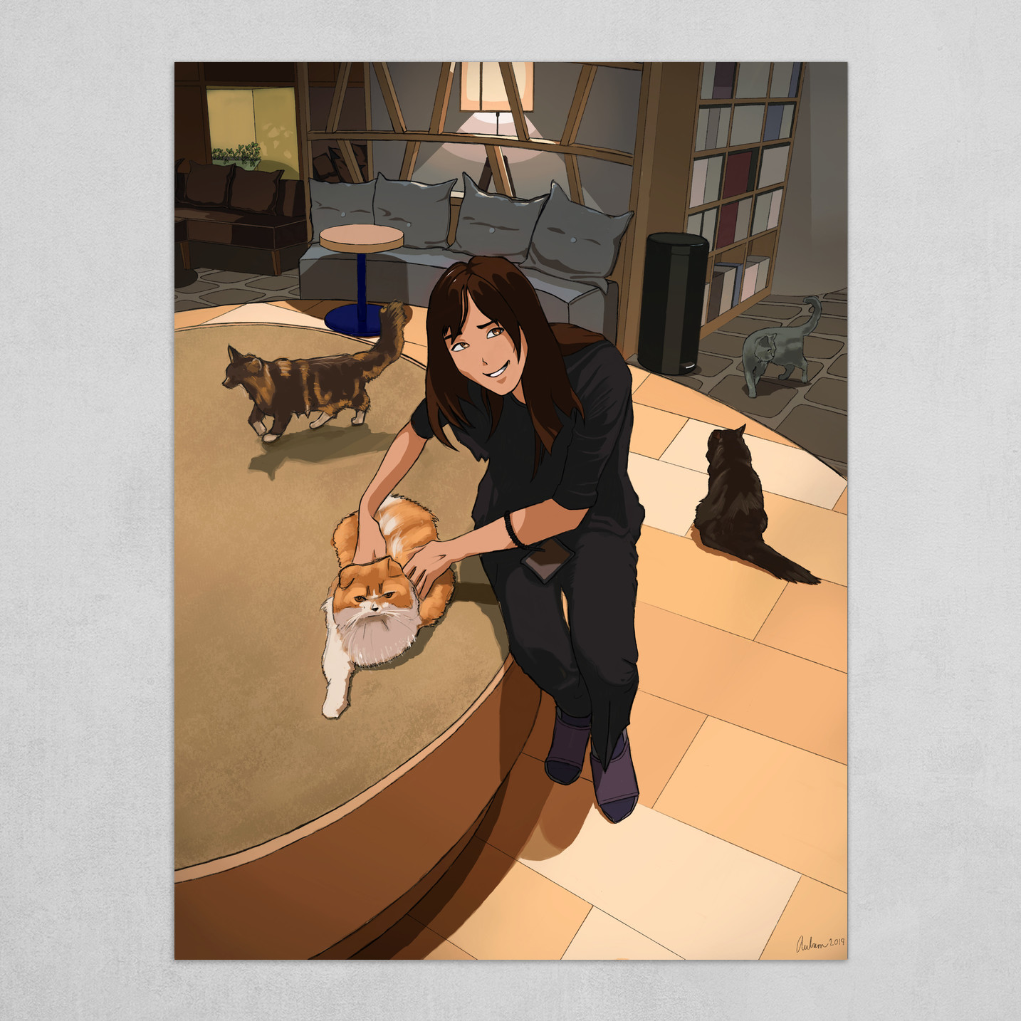 Auburn Hodgson Shinjuku Ku Cat Cafe