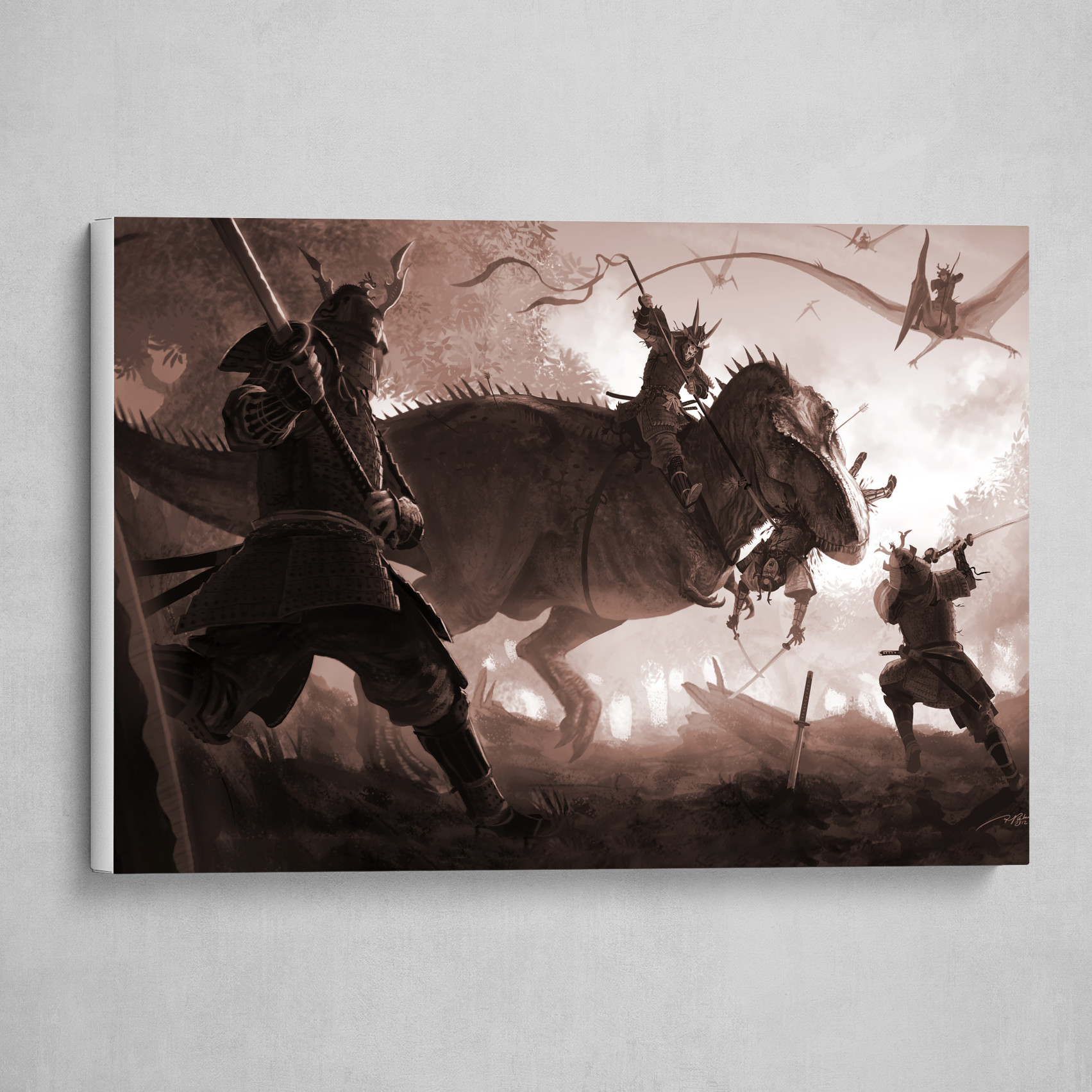 Trex vs Samurai