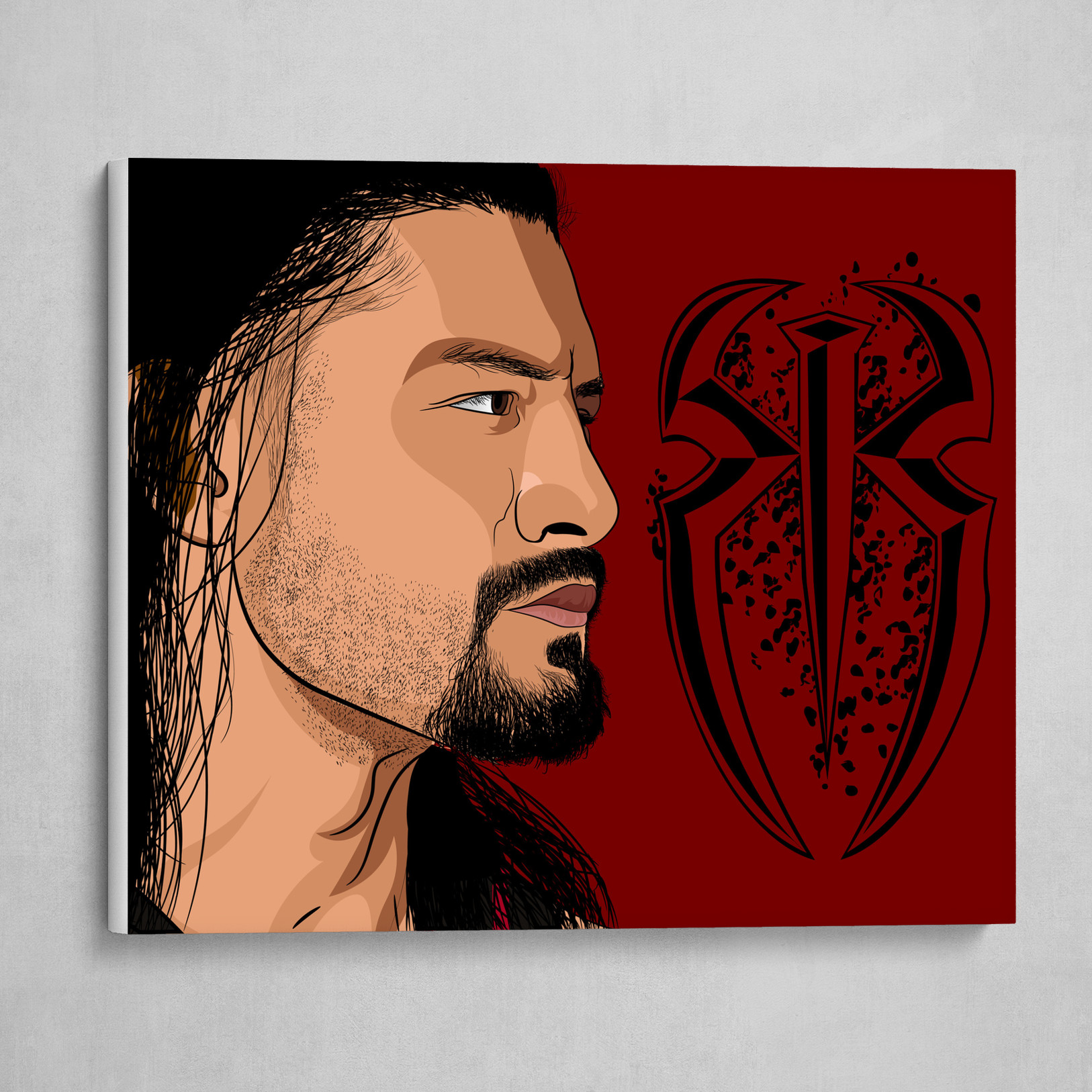 Roman Reigns - Tribal Chief - Artist AJ Moore by GudFit on DeviantArt