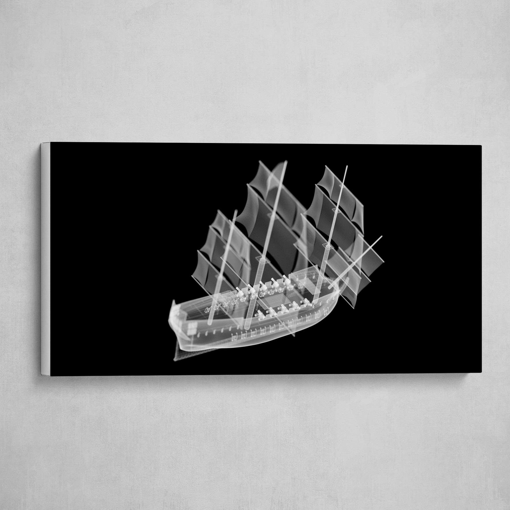 Wireframe Boat