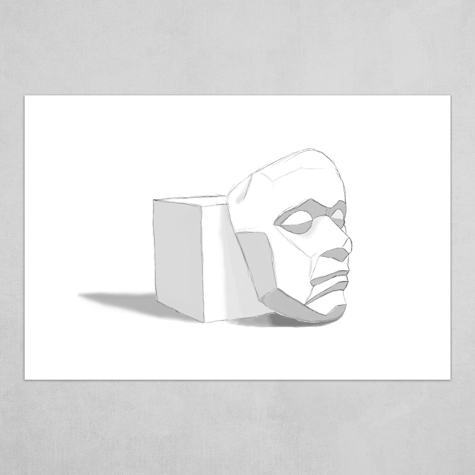 Simple cube and face