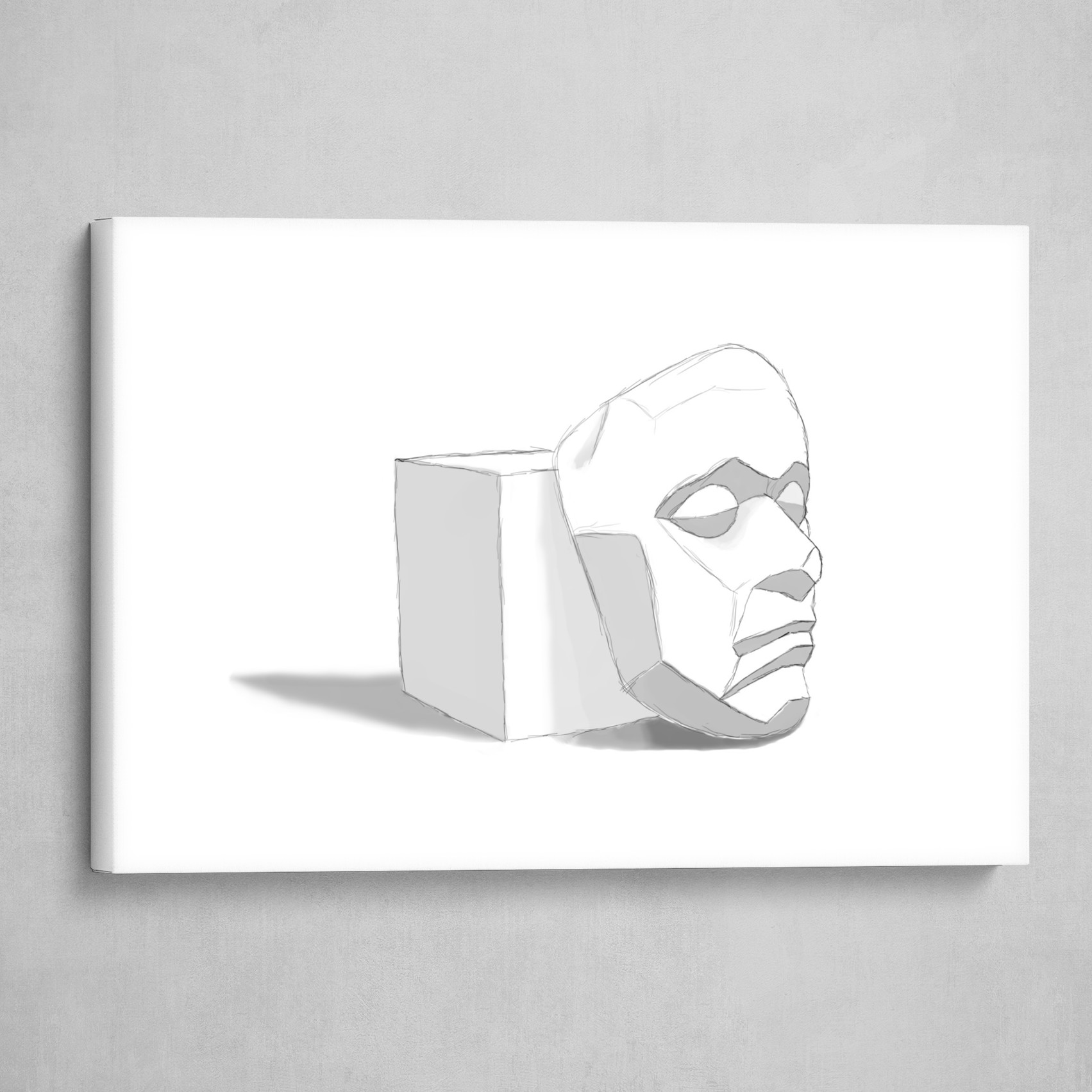 Simple cube and face