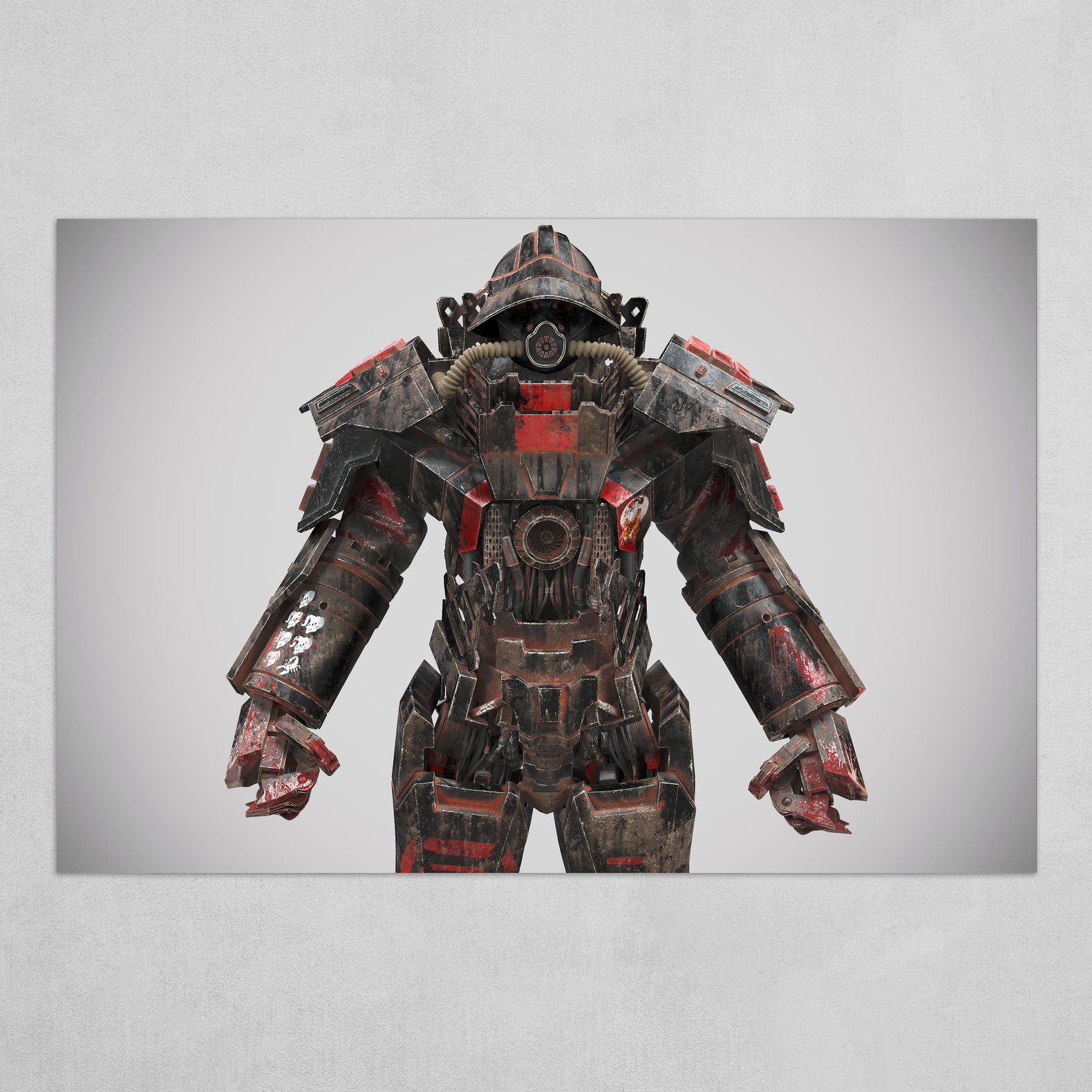 Renan Leser Fallout 4 Samurai Power Armor Whilst wearing the power armour, walk yourself into the yellow frame of the station, then press and hold the relevant button to. renan leser fallout 4 samurai power armor