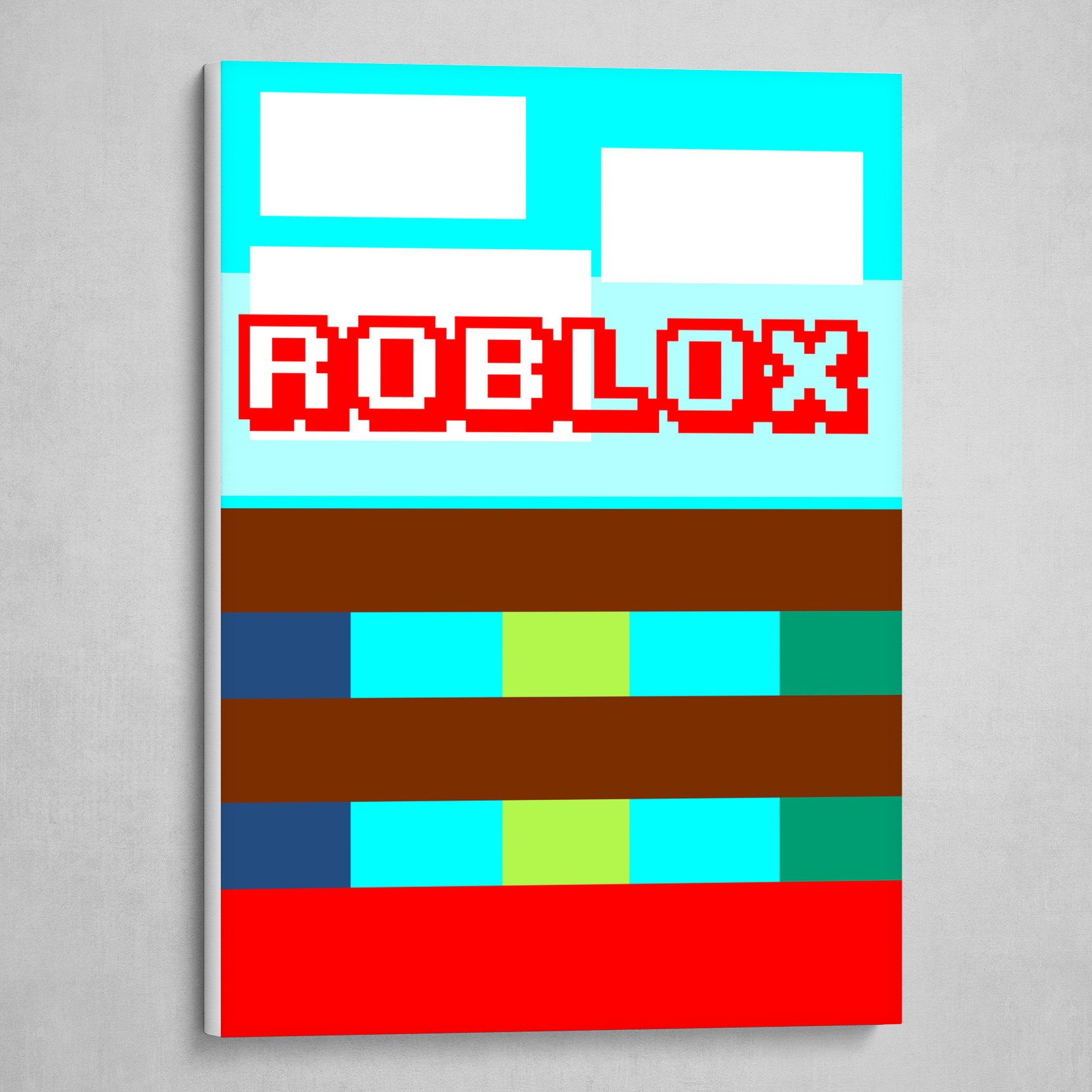 Roblox Art Print By Jonathan Larsen - roblox pictures print