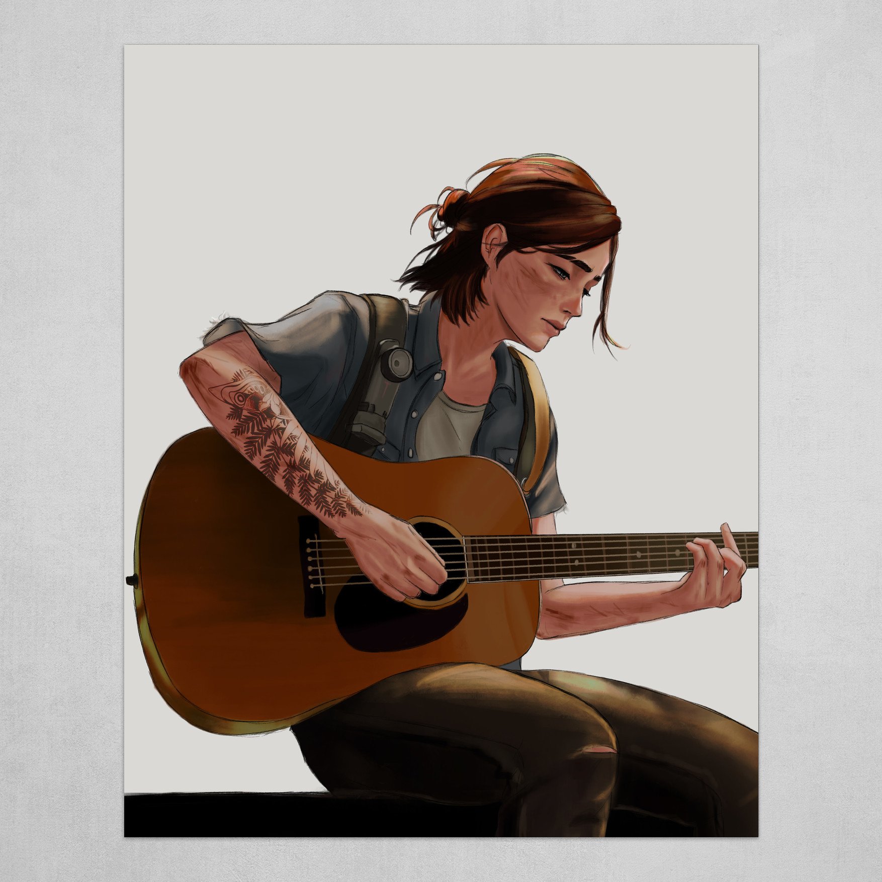 Ellie tattoo | Art Print