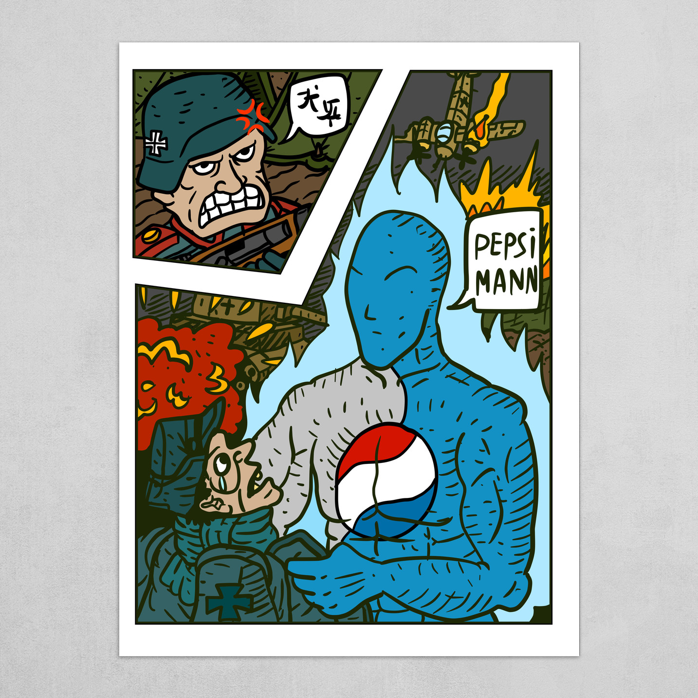 pepsi man fanart pepsi man fanart