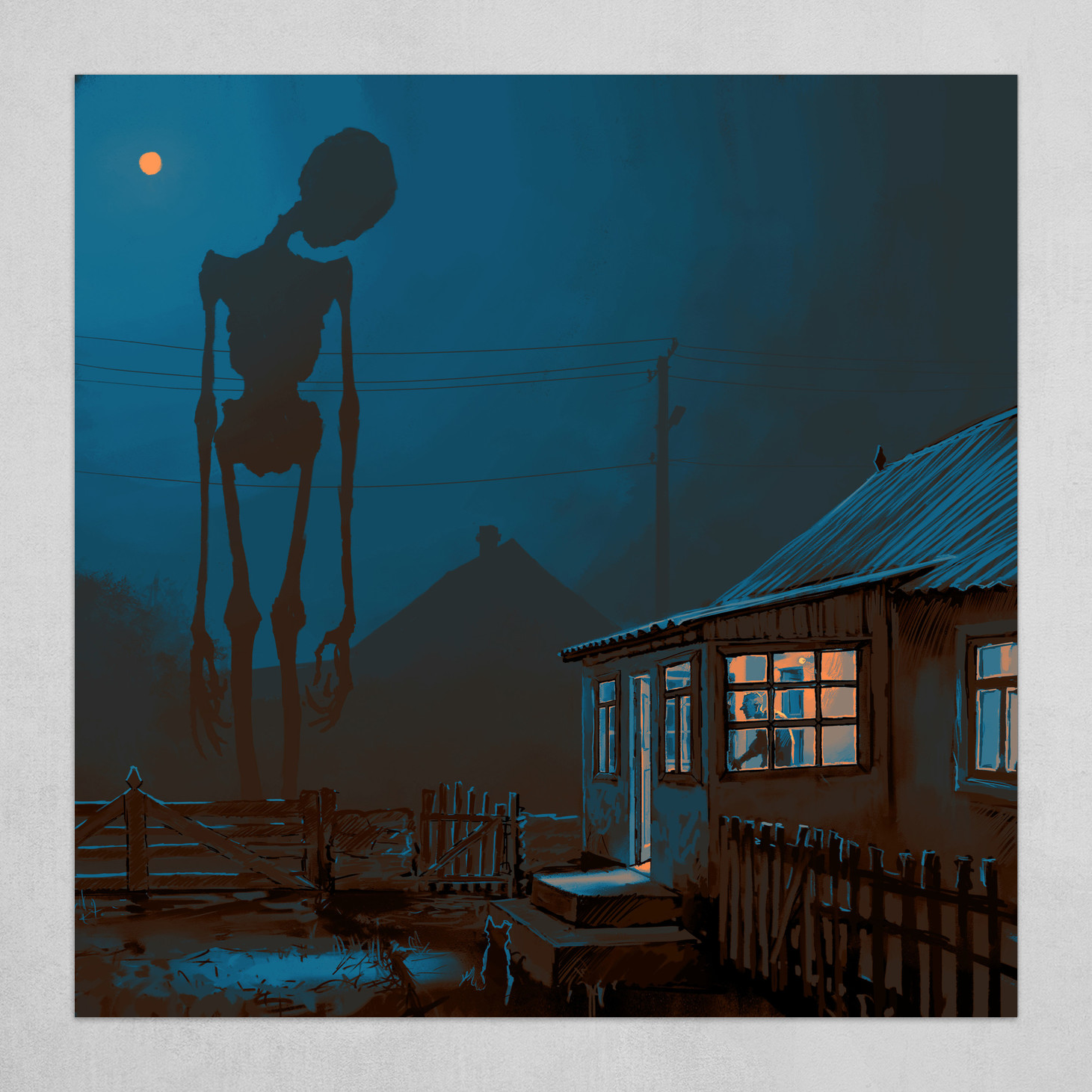Night in a village