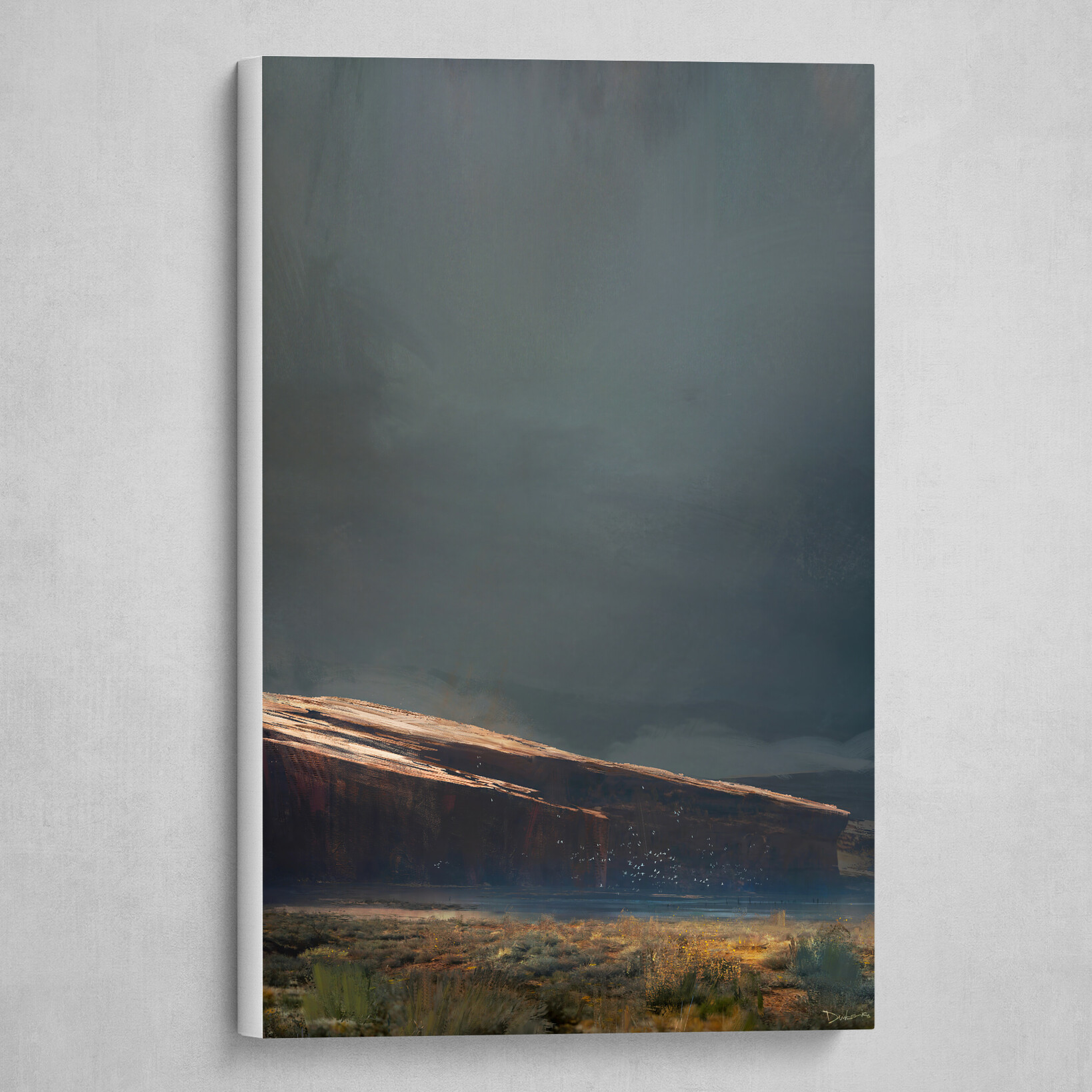CLIFF AFTER RAIN