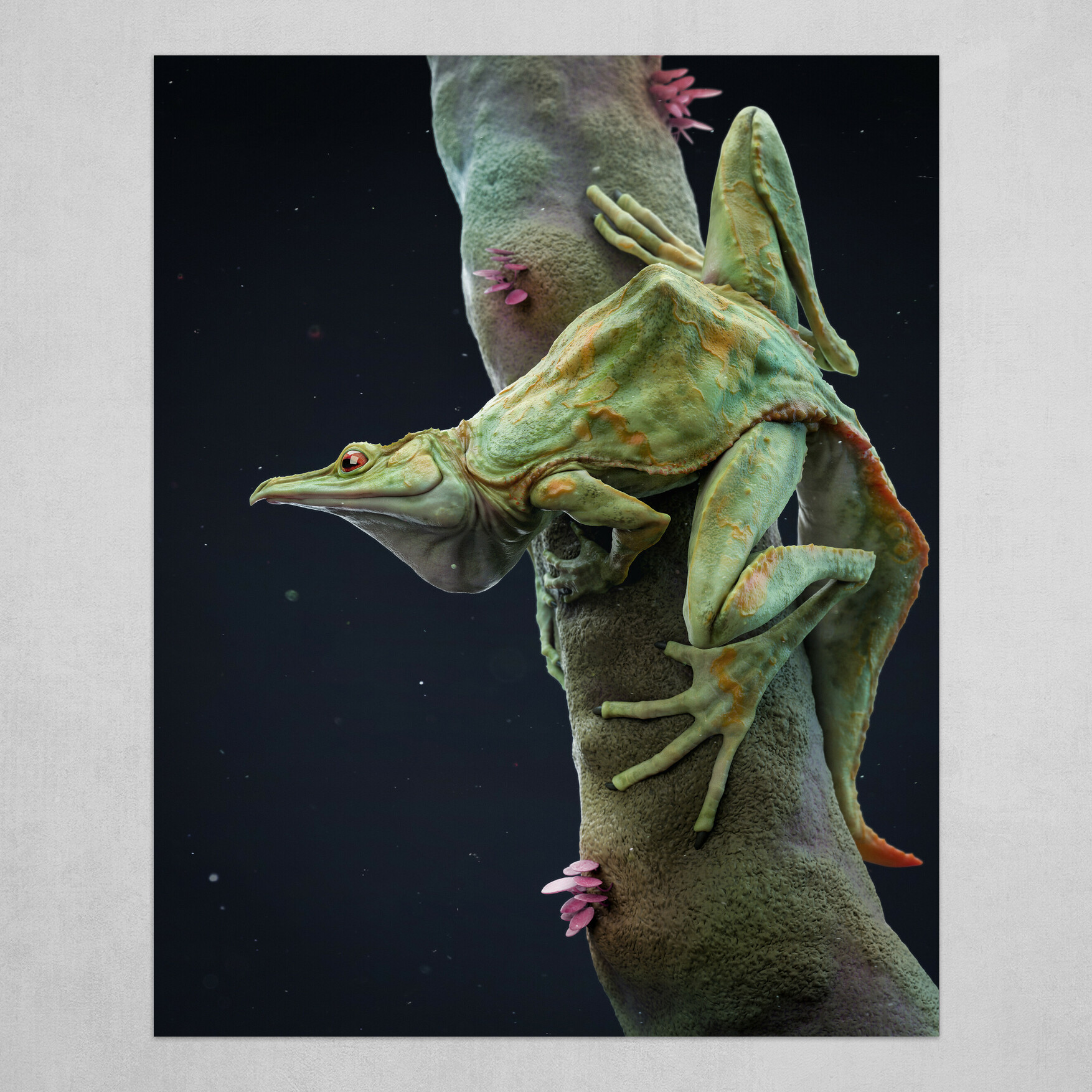 Sharp-Snout Saddled TreeCreature