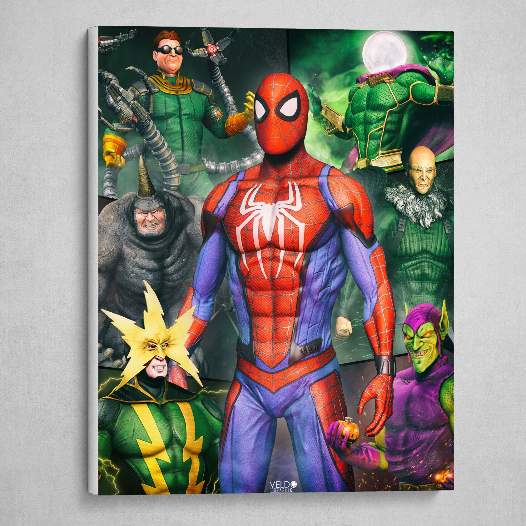 Spider-Man vs Sinister Six by Tomáš Velický