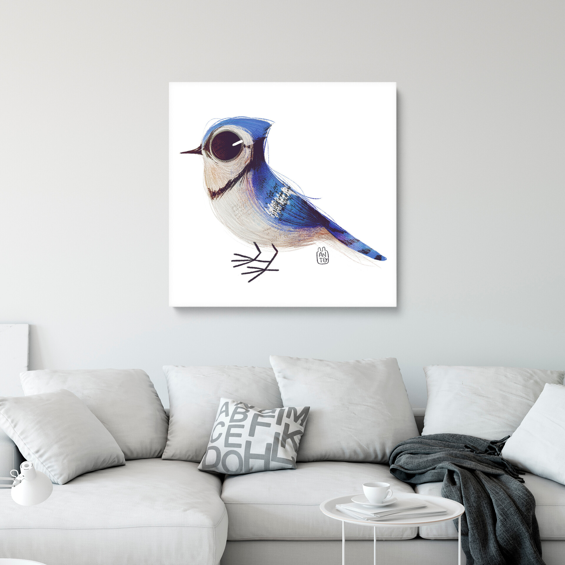 Cute Blue Jay by Birdorable < Meet the Birds