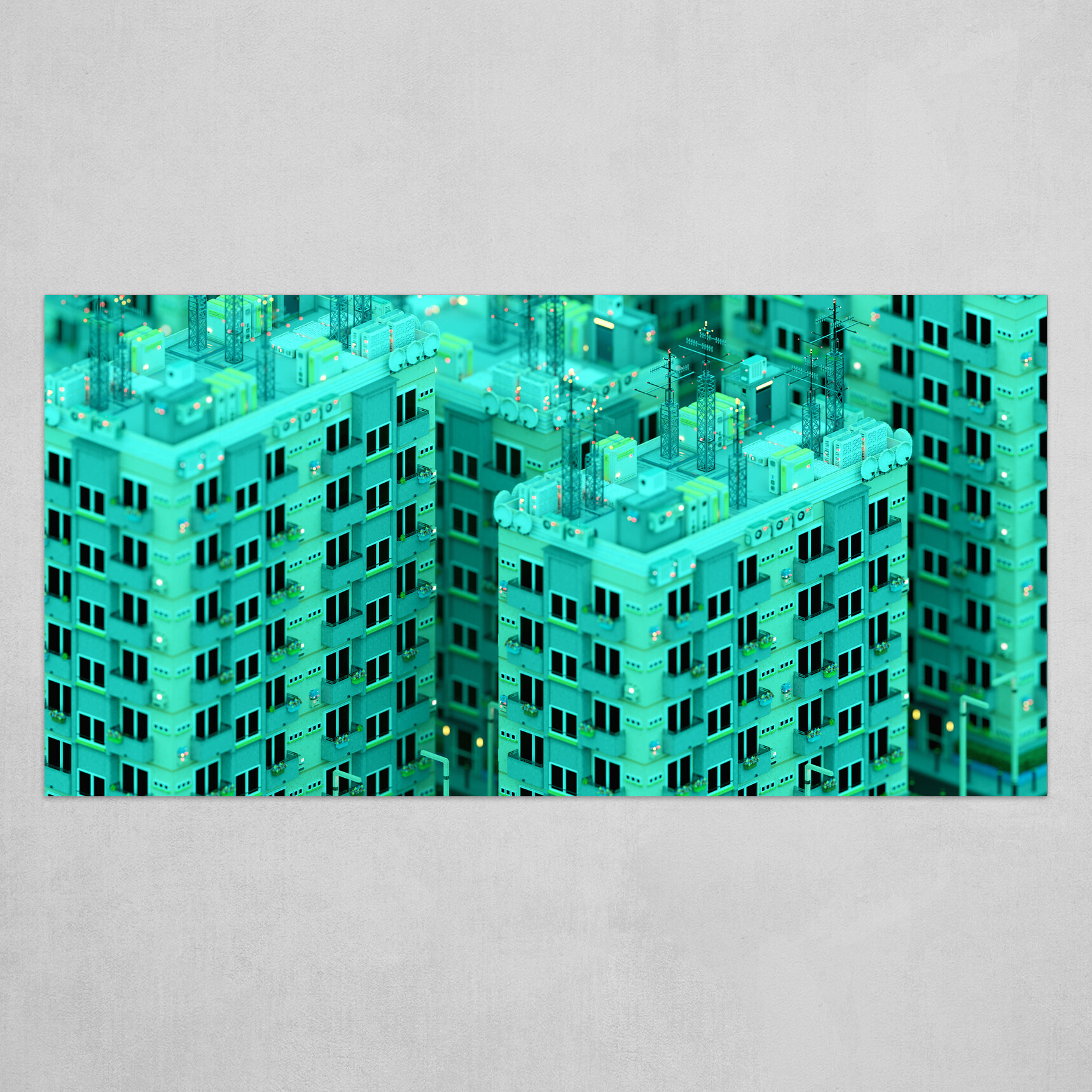 Voxel City n°2- Day