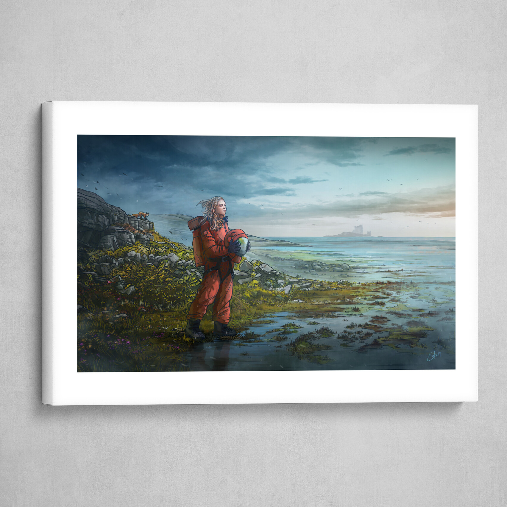 Astronaut on the Beach