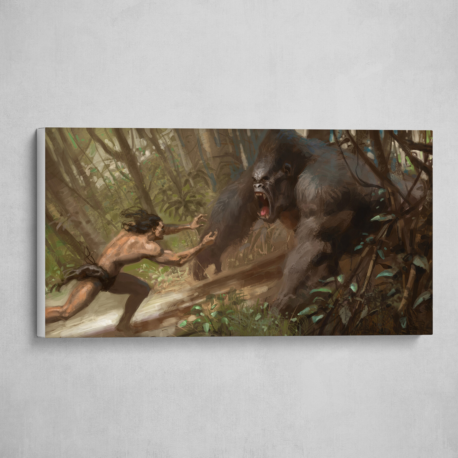 Tarzan fights Kerchak