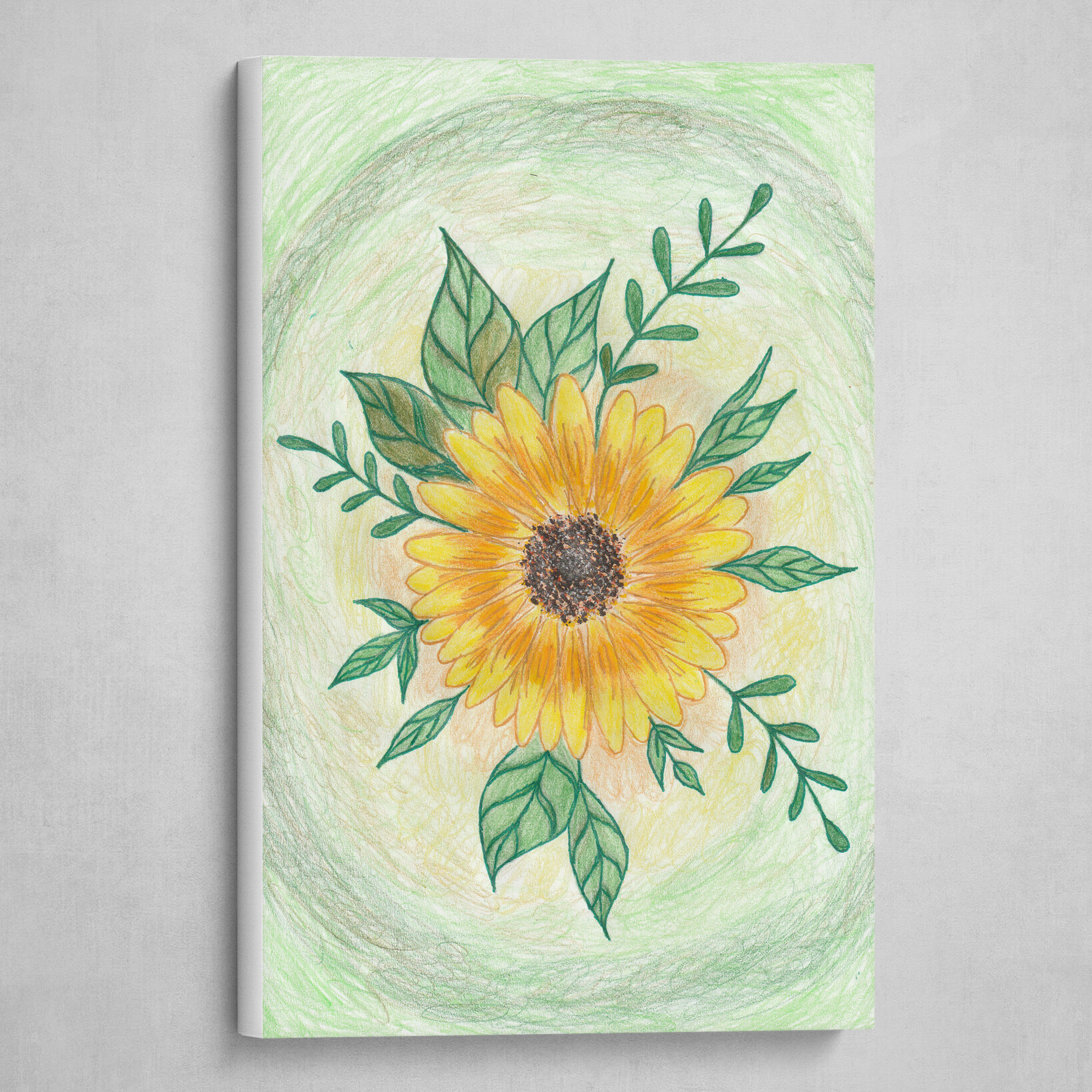 Sunflower Color Sketch
