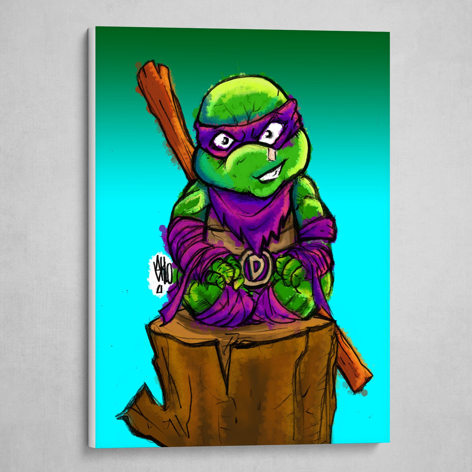 SKLO- (Leandro da Silva) - Donatello - Ninja Turtles (Fan Art by SKLO)