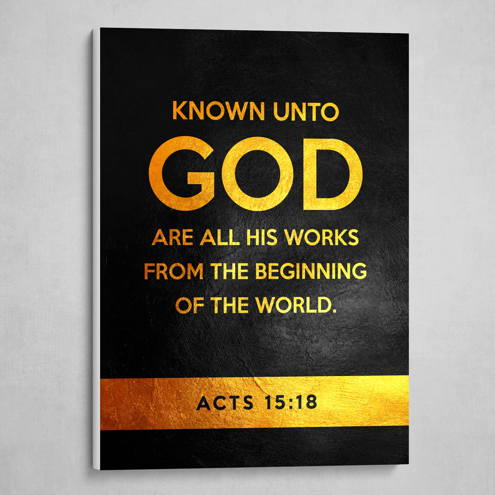 Acts 15:18 Bible Verse Text Art