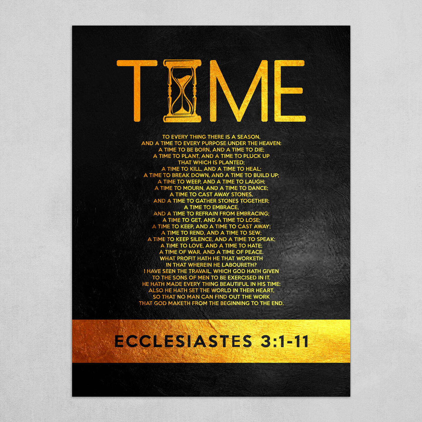 Ecclesiastes 3:1-11 Bible Verse Text Art