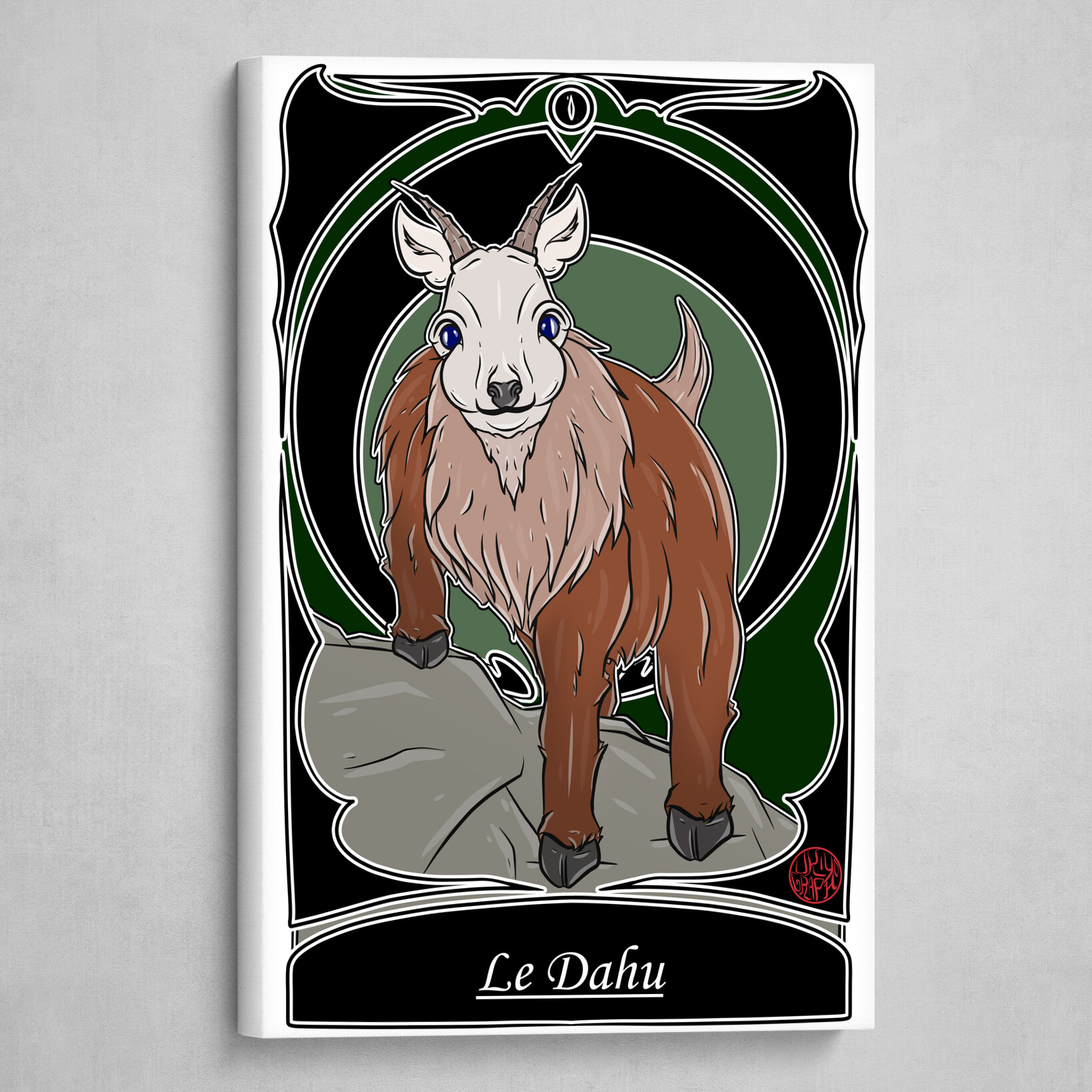K vin TEMBOURET Le Dahu folklore francais