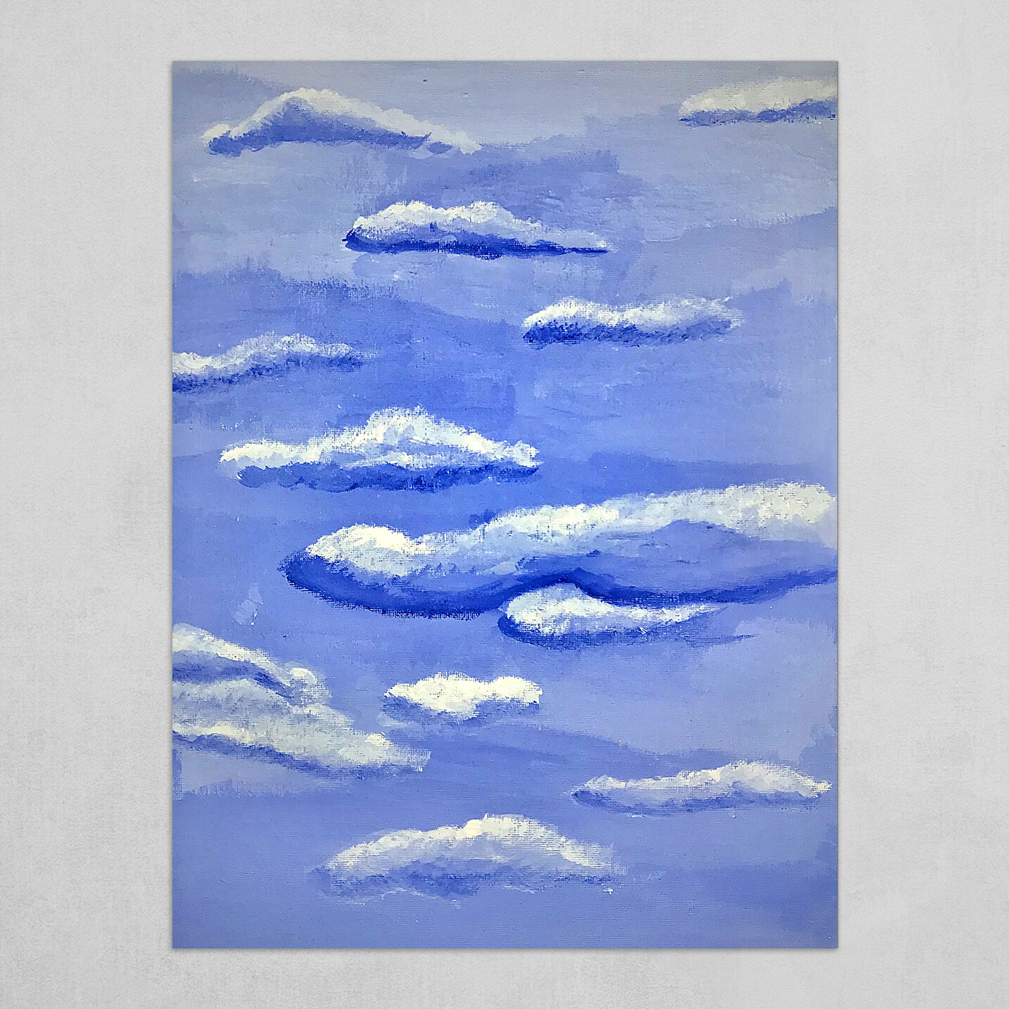Cloudy Sky Blue By A Horrendous Artist