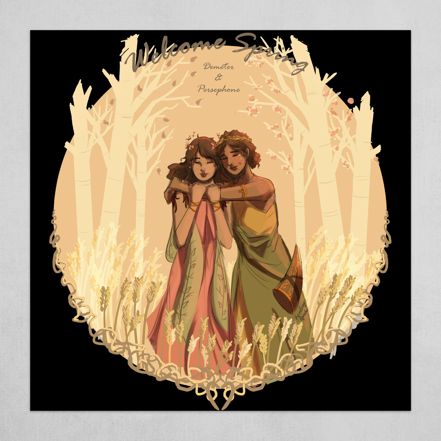 demeter and persephone painting