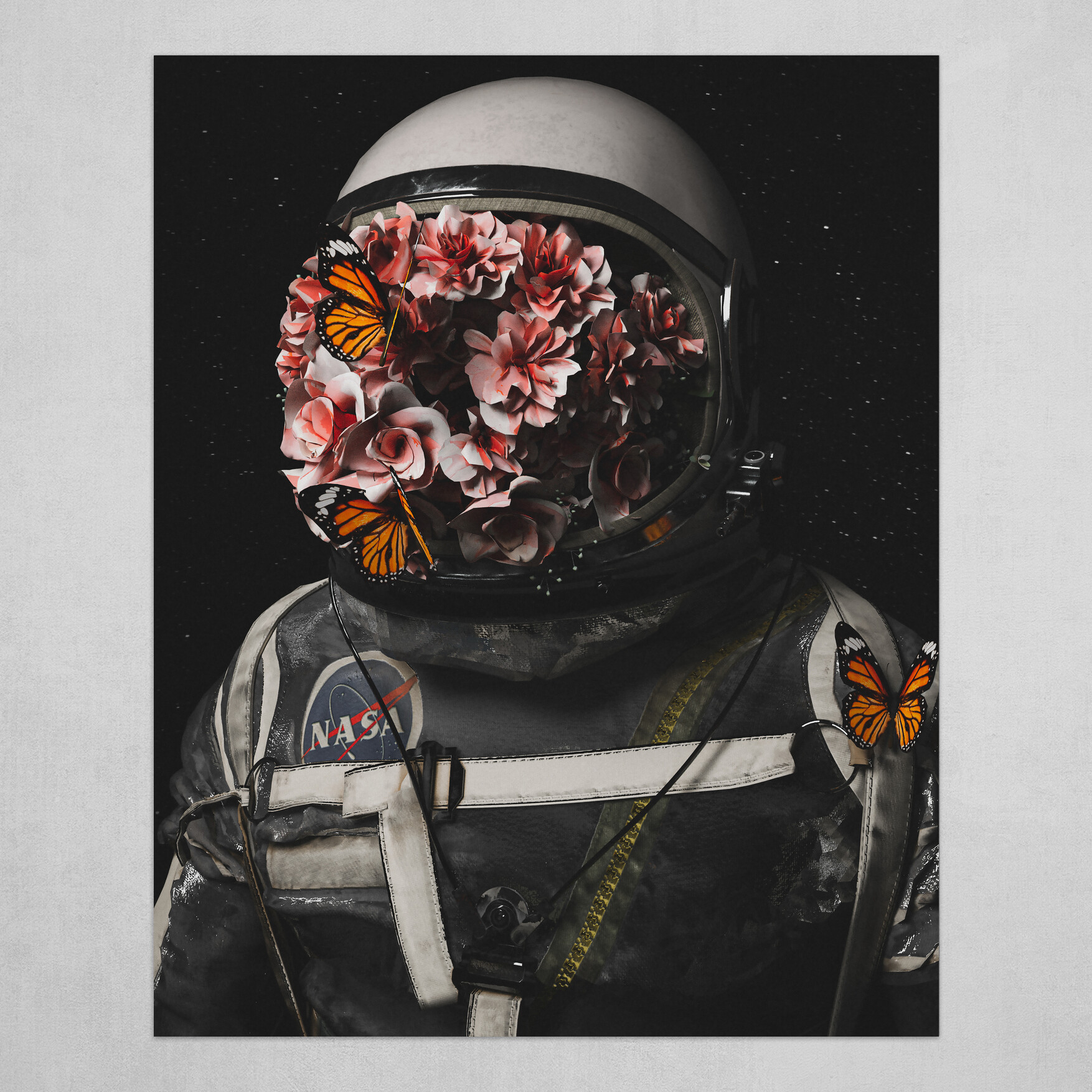 Alemcoksa Astronaut Flowers 1808