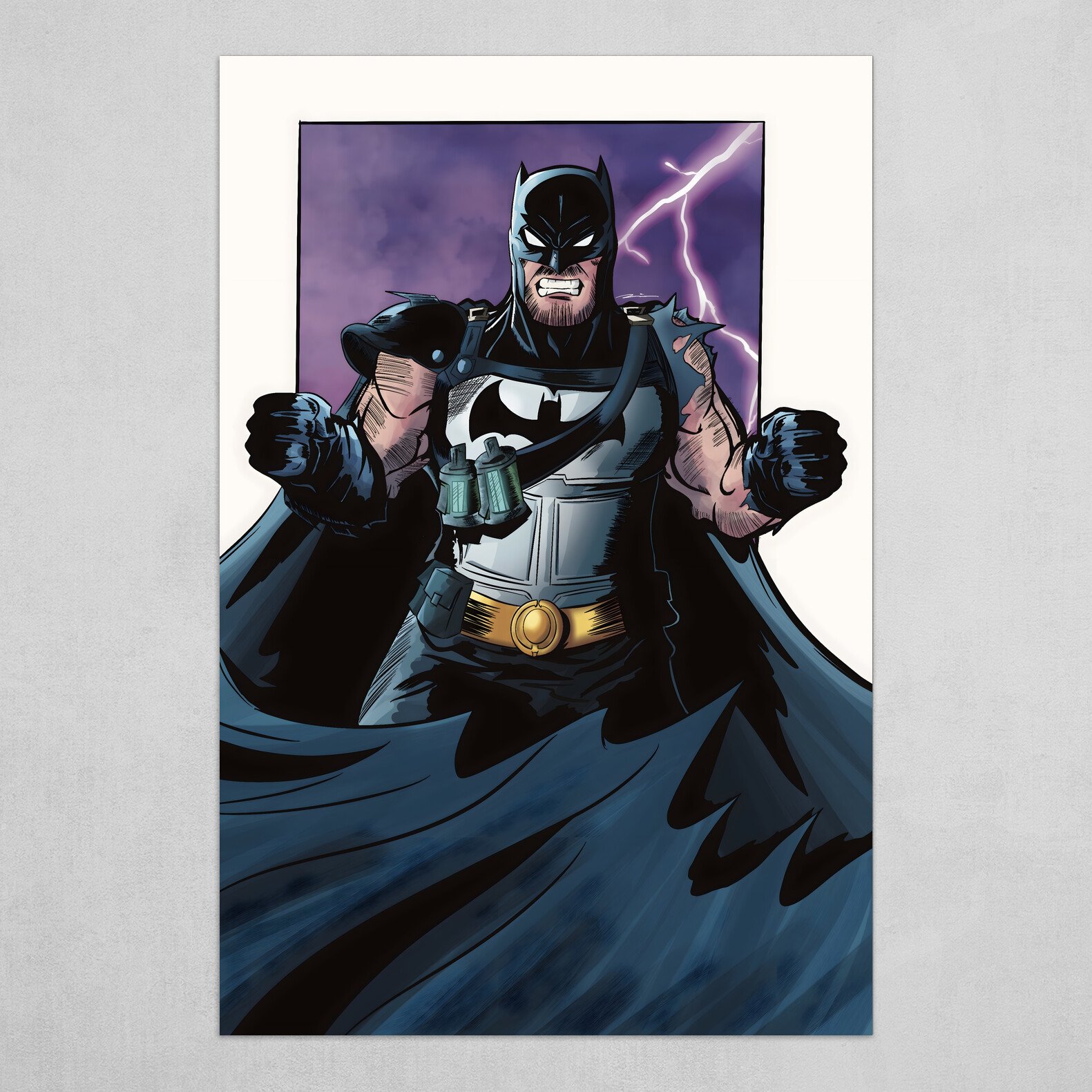 Batman Zero (DC) Art Illustration by Ronin Seal
