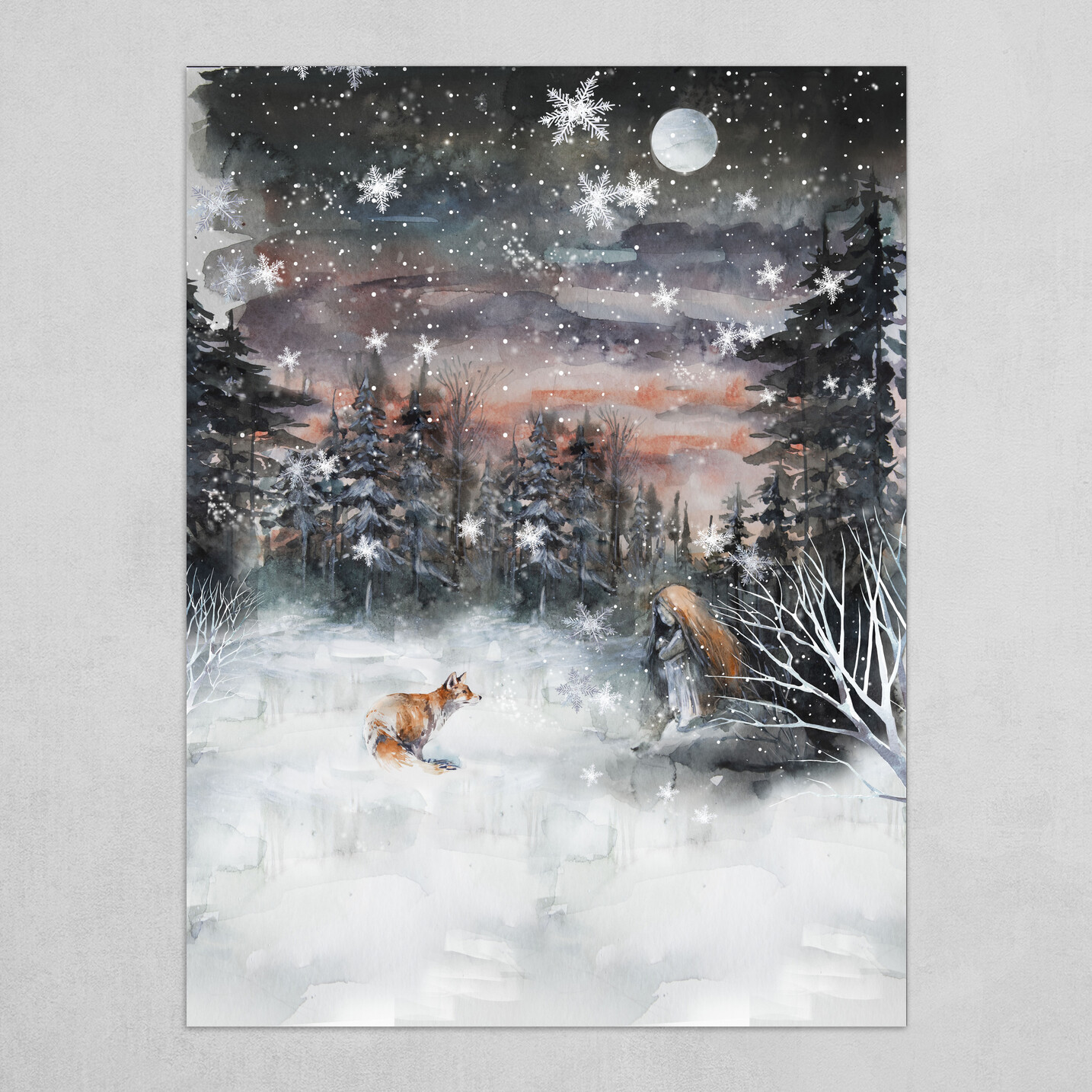 Winter Forest Art Print