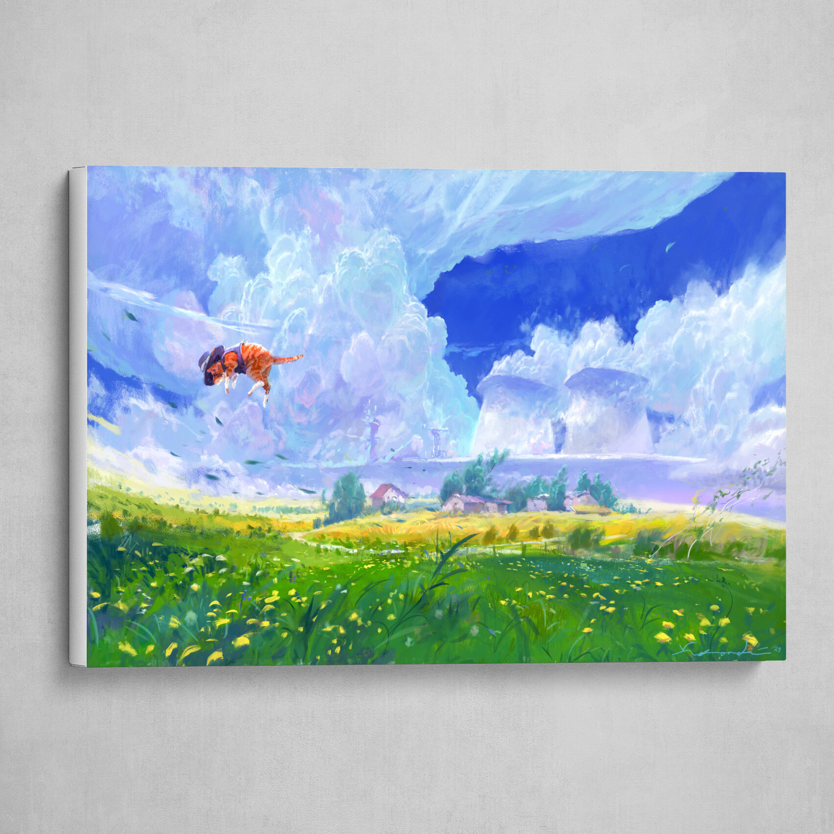 Will of the Winds: Canvas and Metal print edit