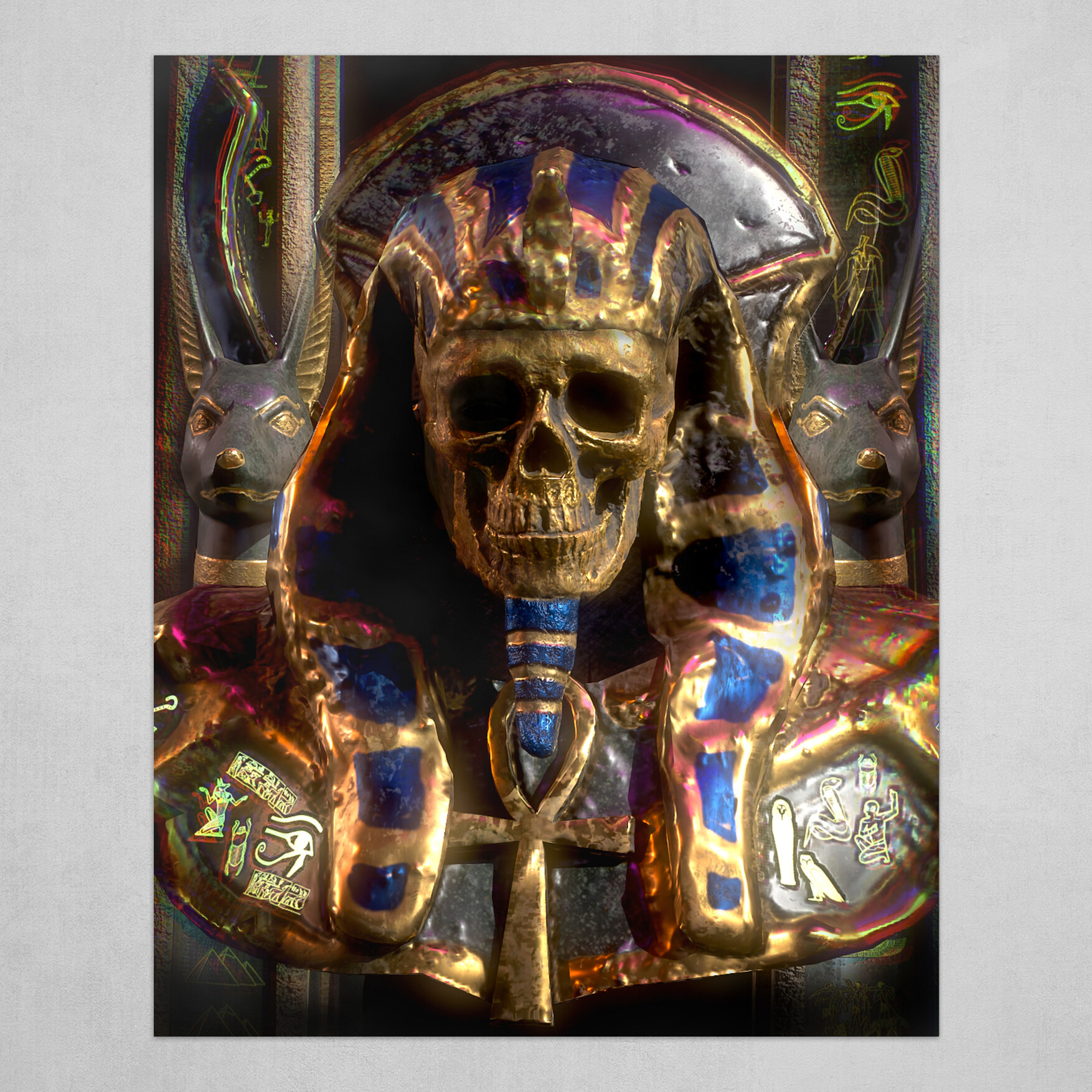 Decay of a False God Skull
