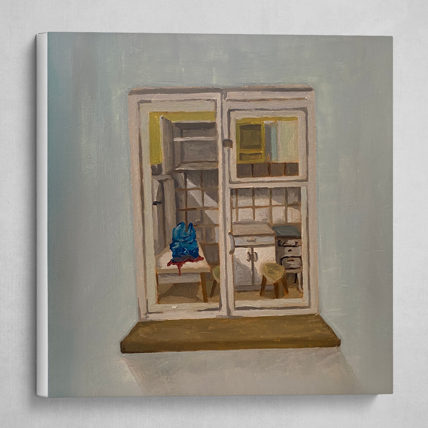 “look out the window” painting