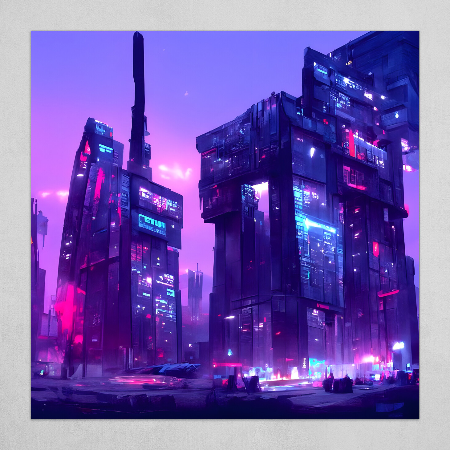 Cyberpunk City [2099x1088] : r/wallpapers