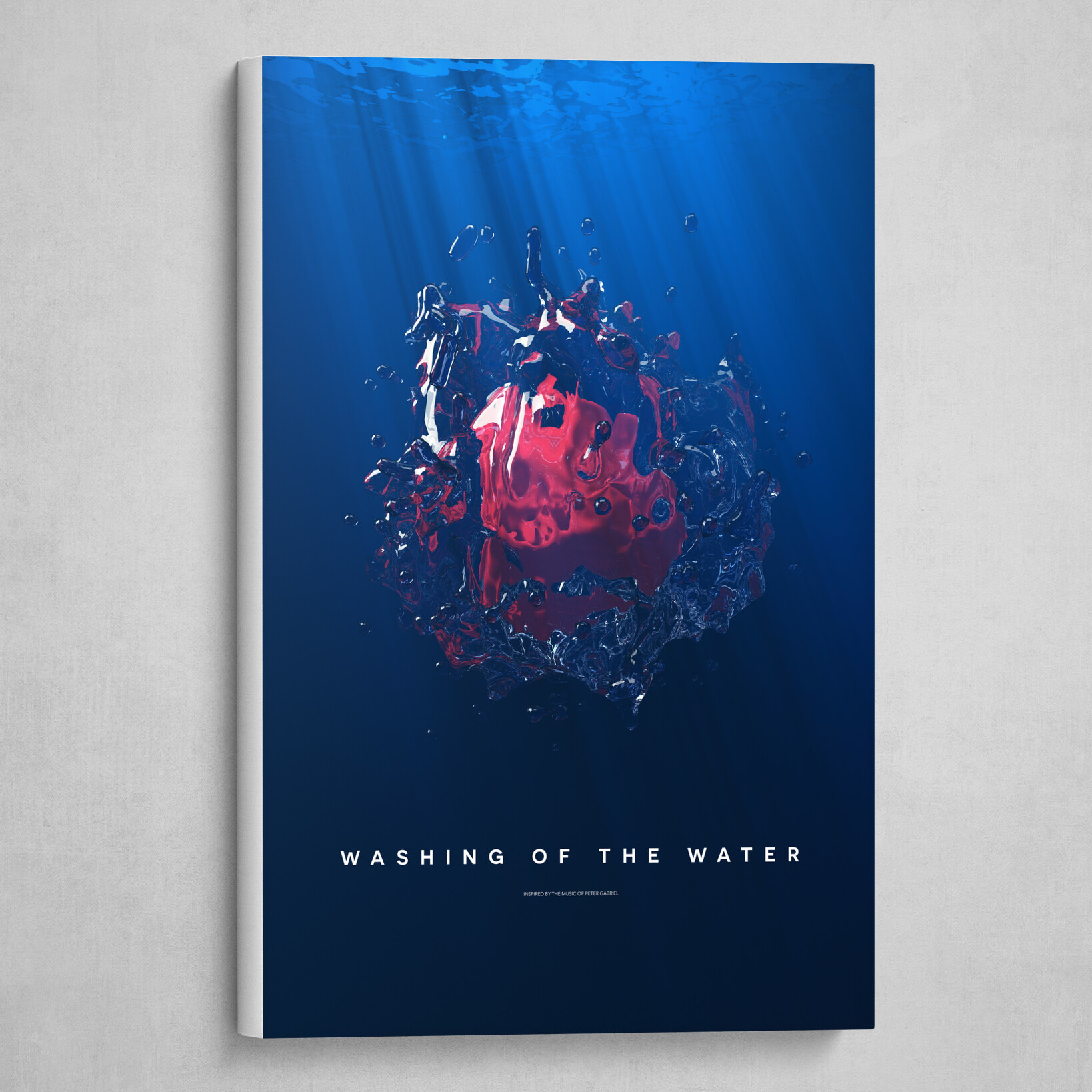 Washing of the water
