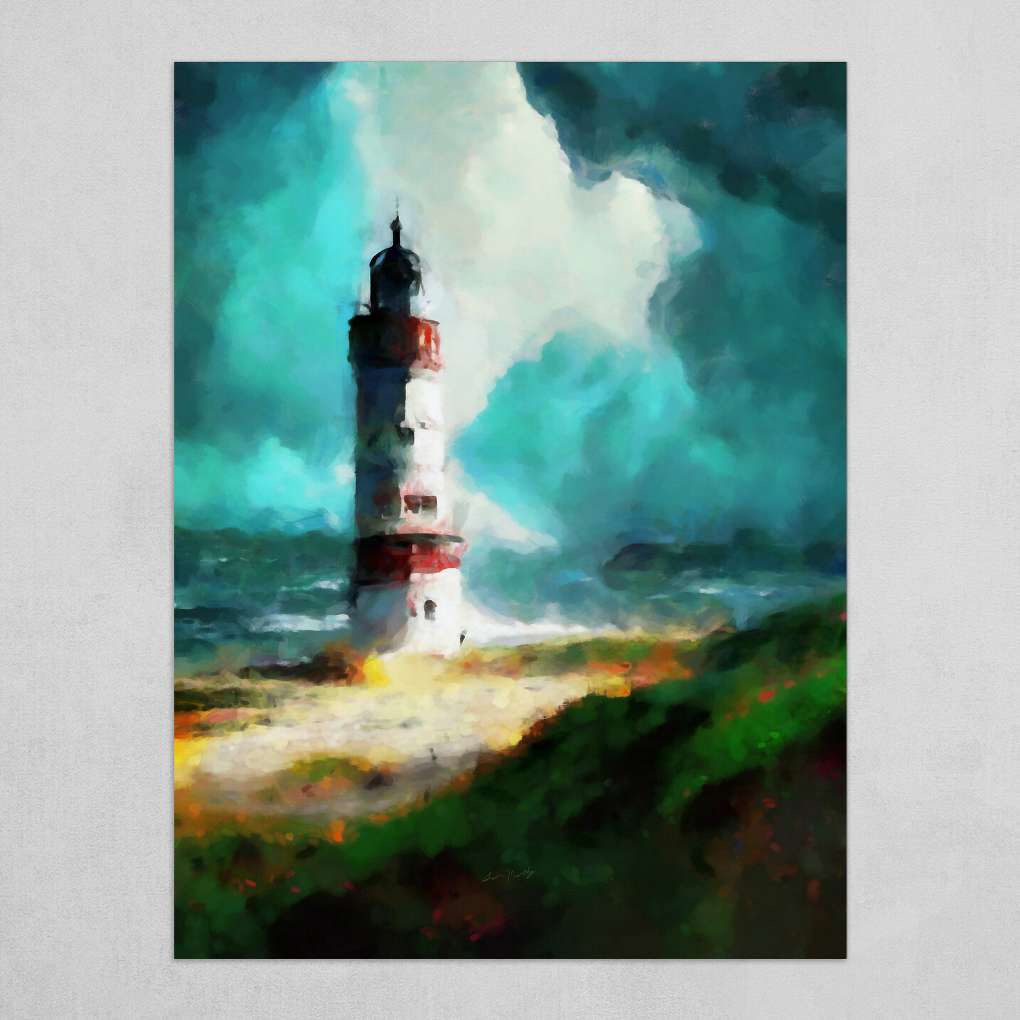 Lighthouse in the Northern Dawn