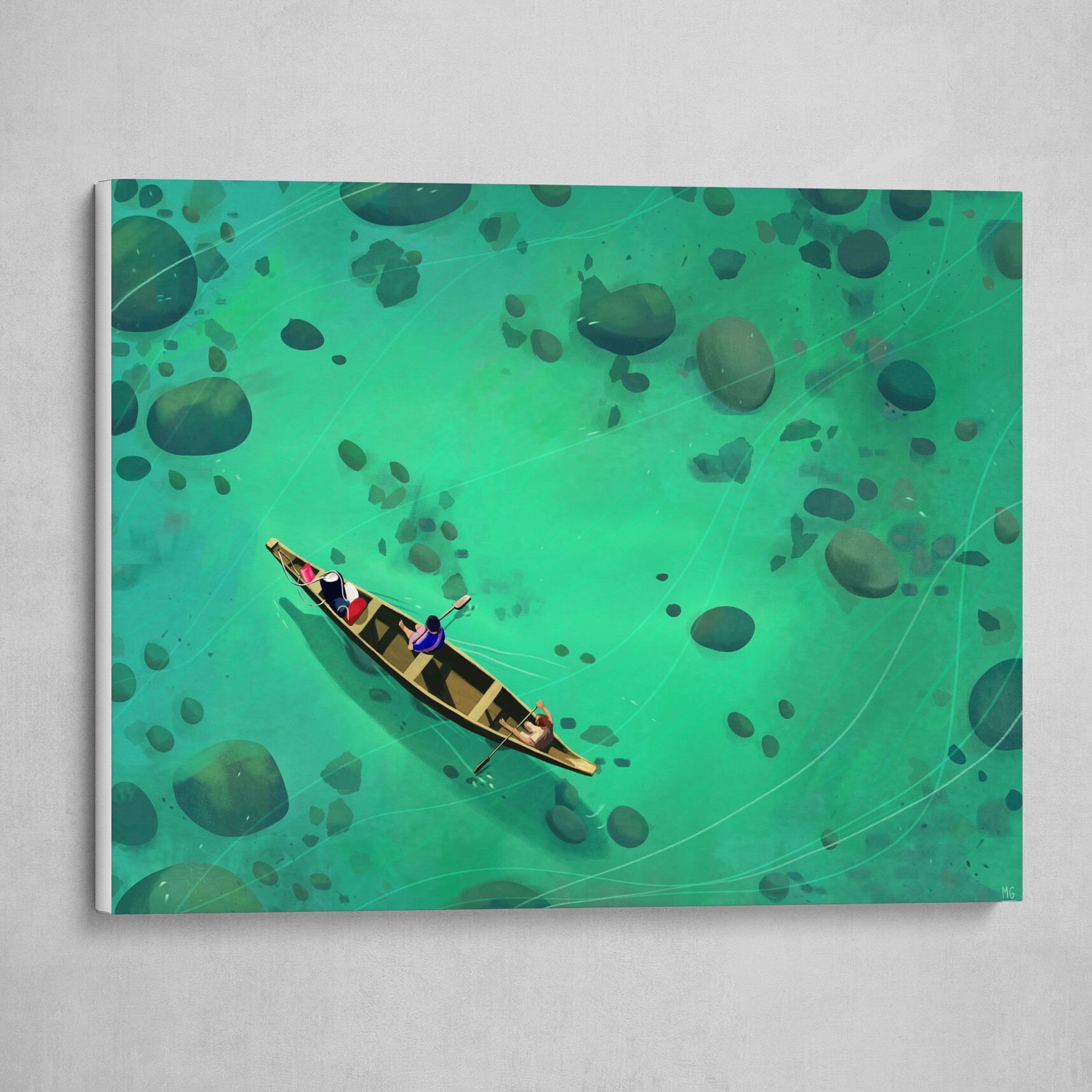 Boating in Clear Waters