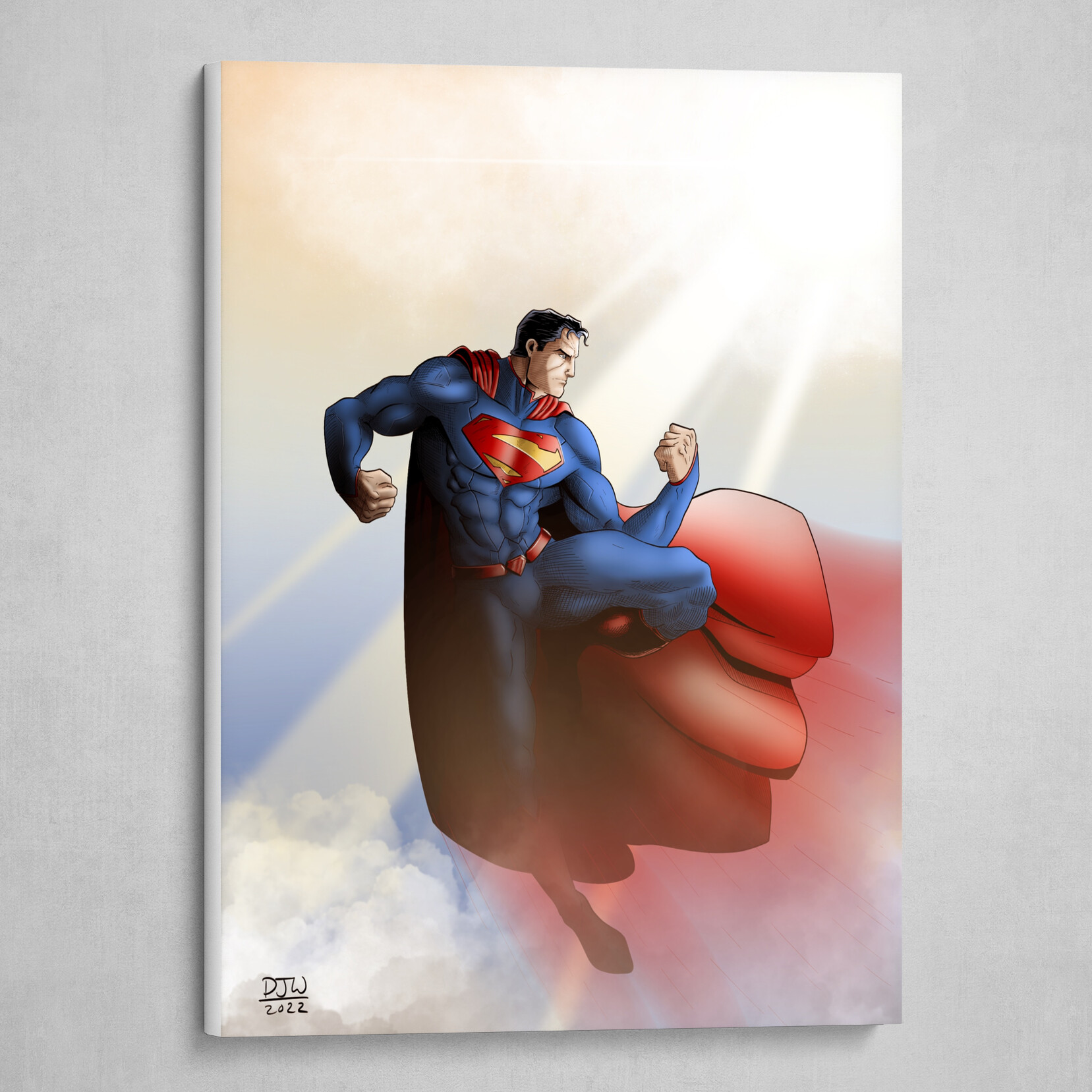 Superman Comic Book Concept Cover