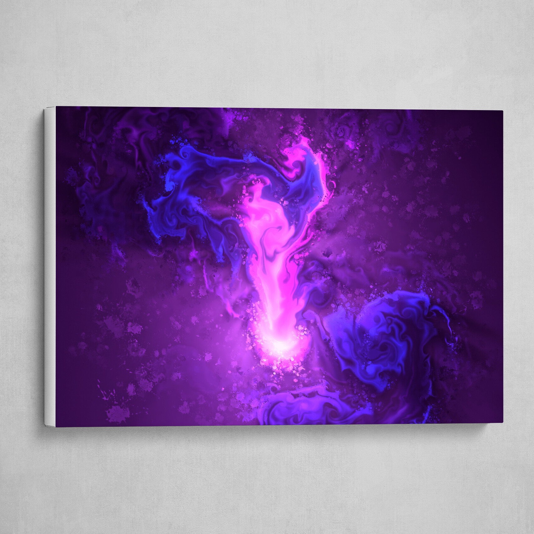 Purple fluid abstract