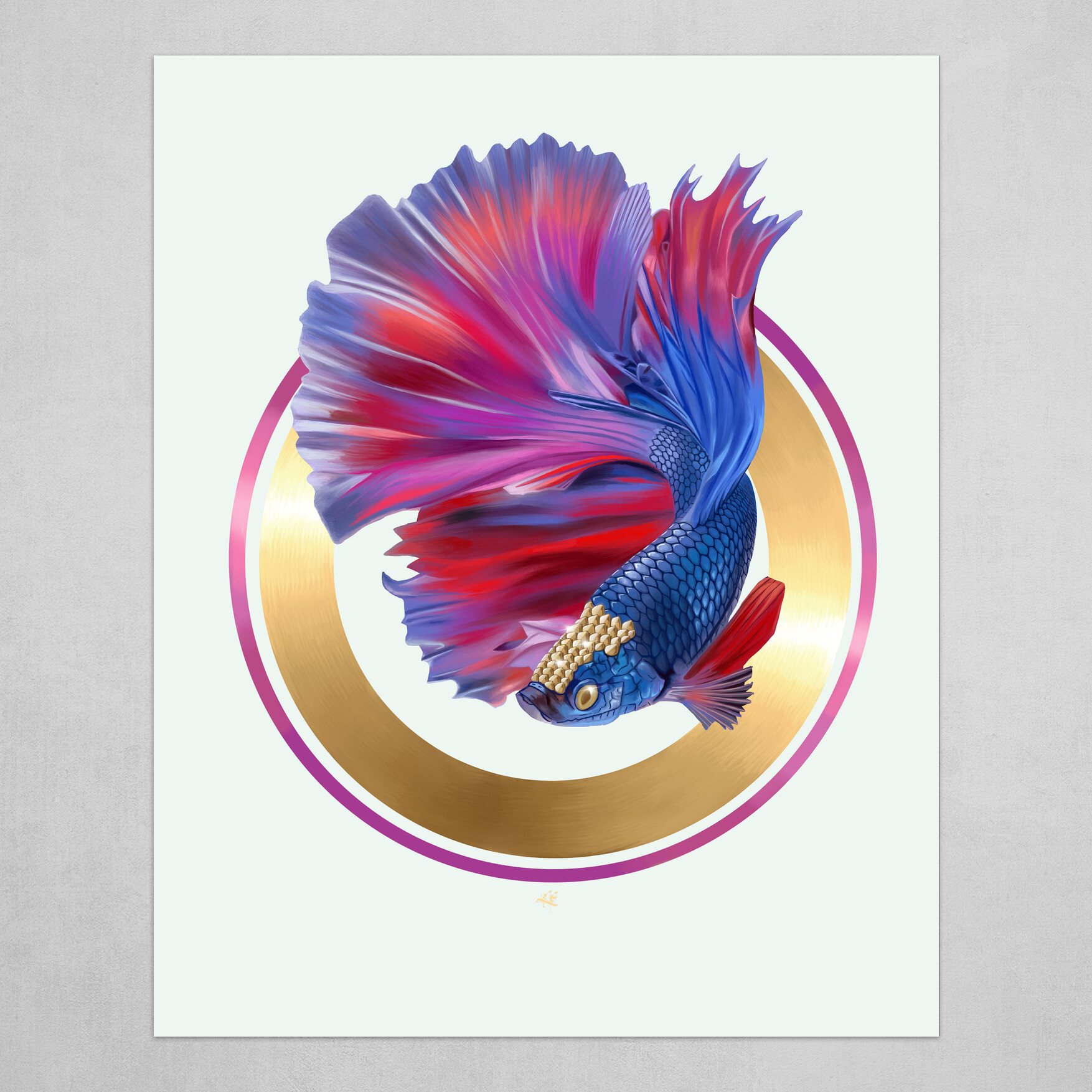 Leigh Elliott Betta Fish Light
