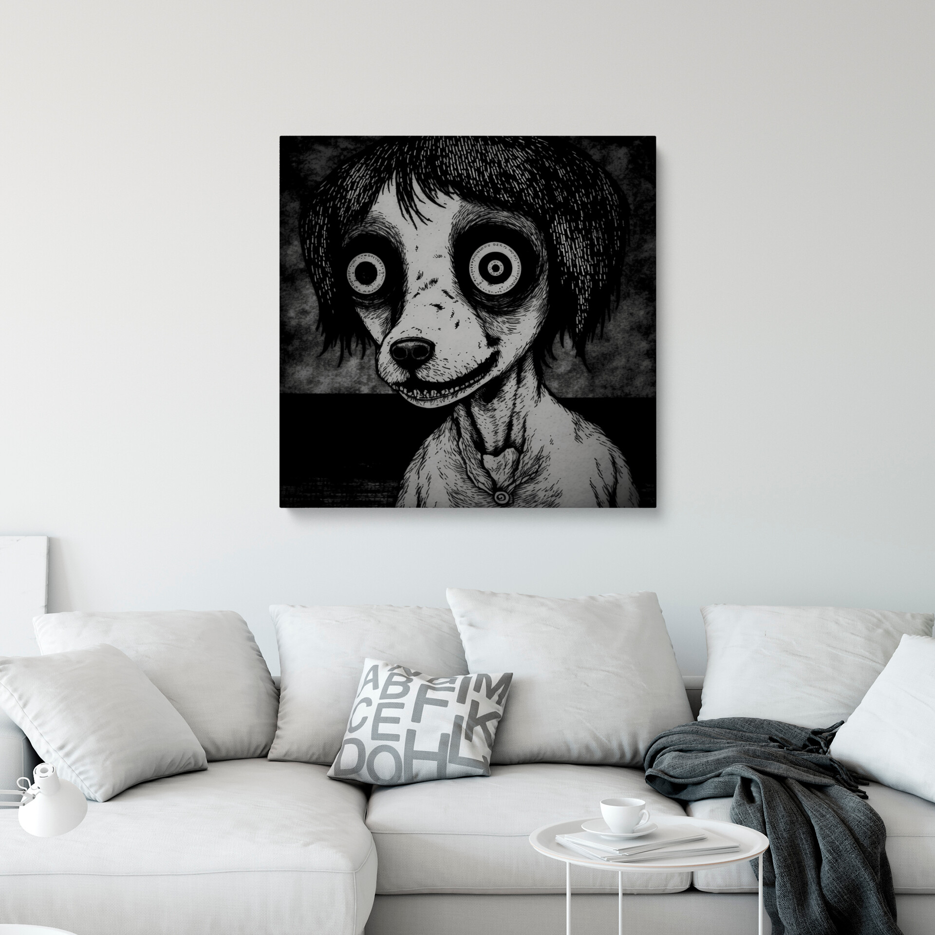 Horrific monster dog by Bannal