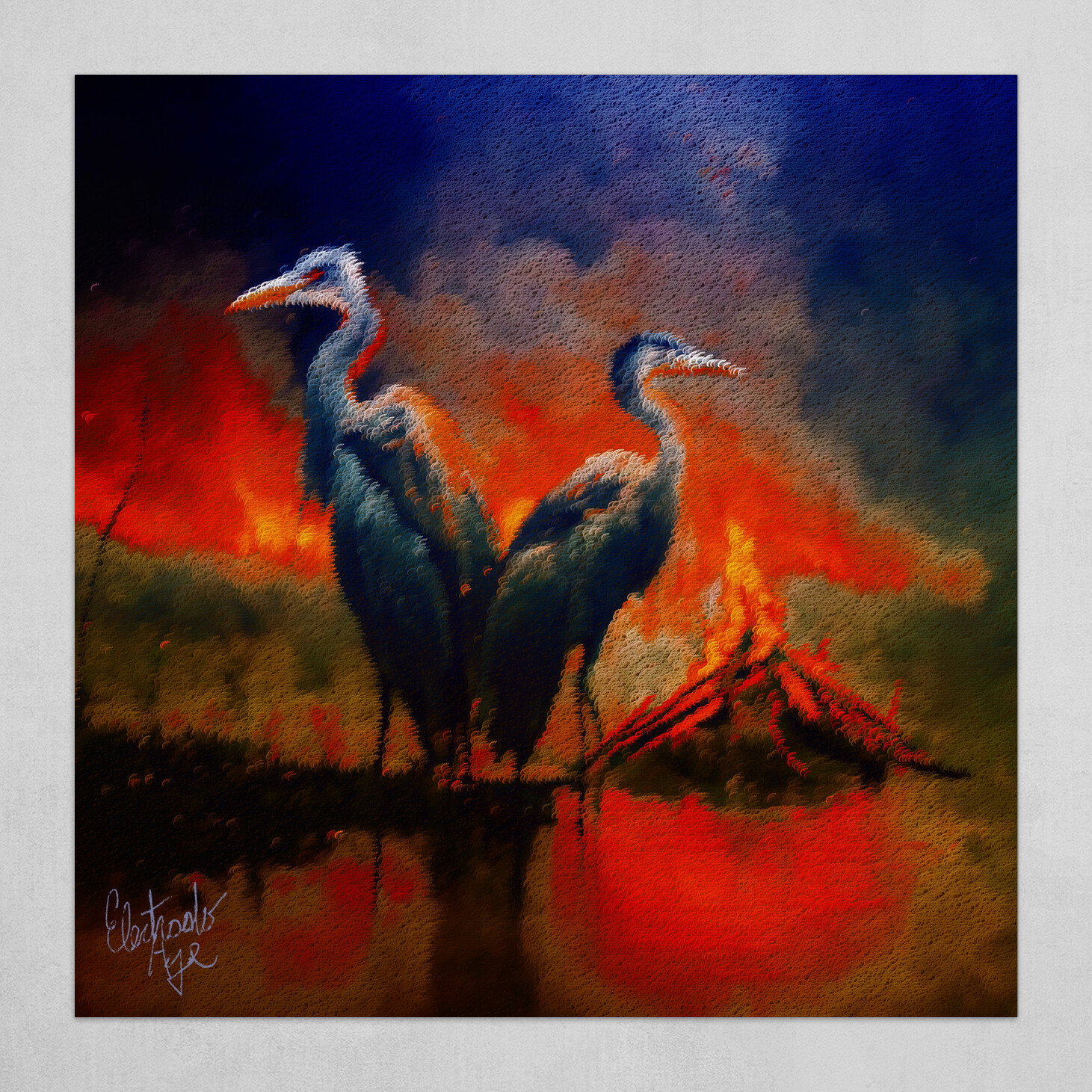 Desolate Herons
